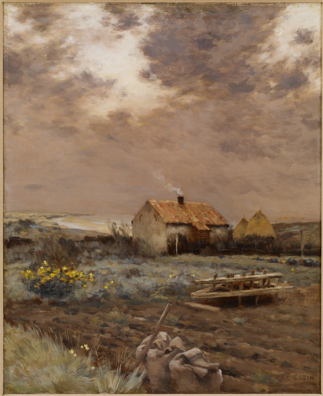 Landskab, c.1880 af Jean Charles Cazin