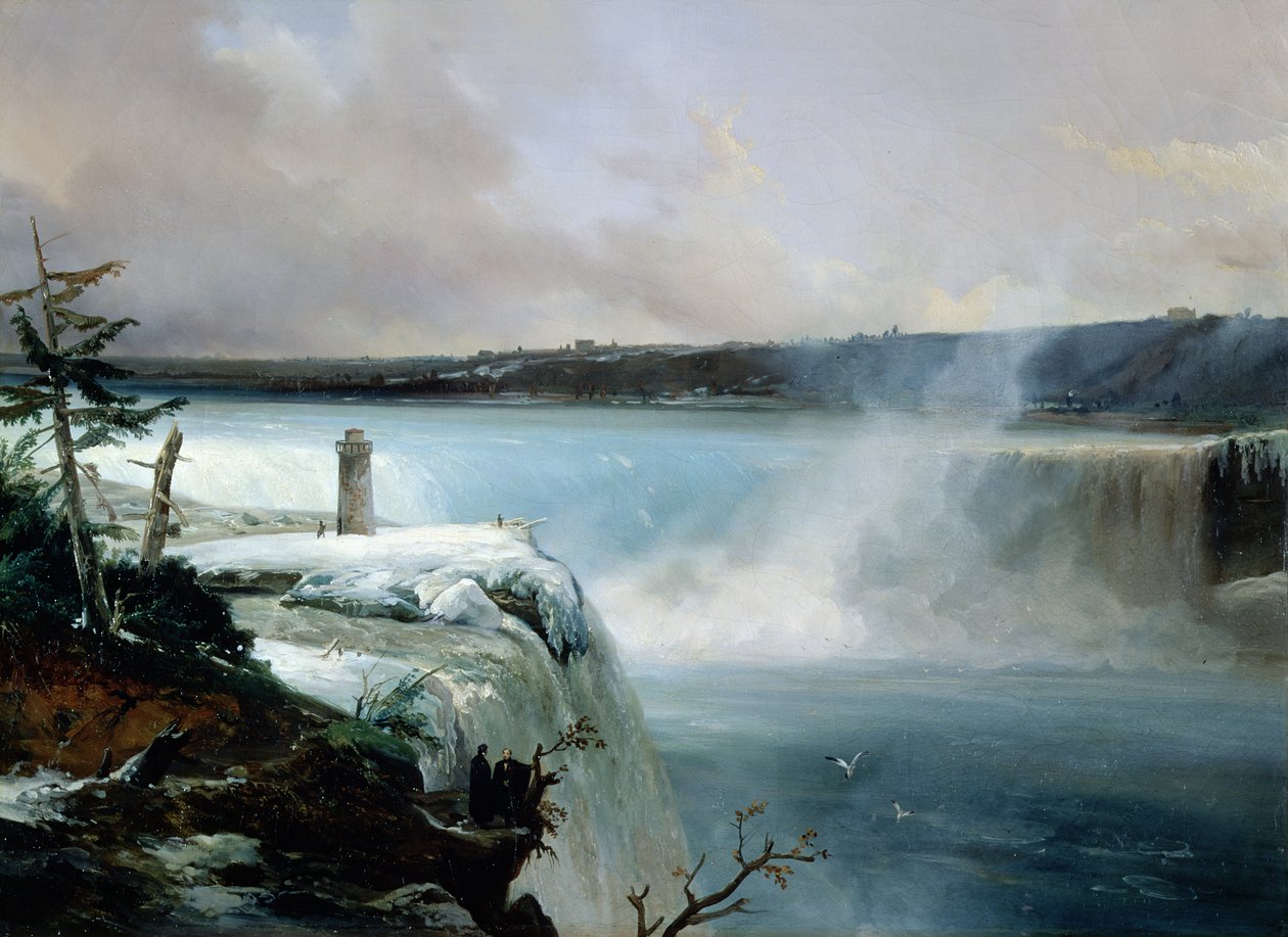 Niagara Falls, ca. 1837-40 af Jean Charles Joseph Rémond