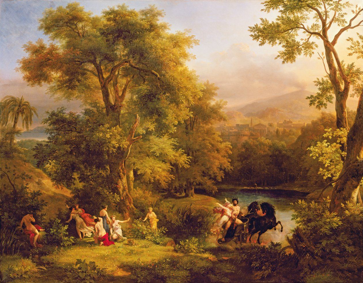 Voldtægten af Proserpina af Jean Charles Joseph Rémond