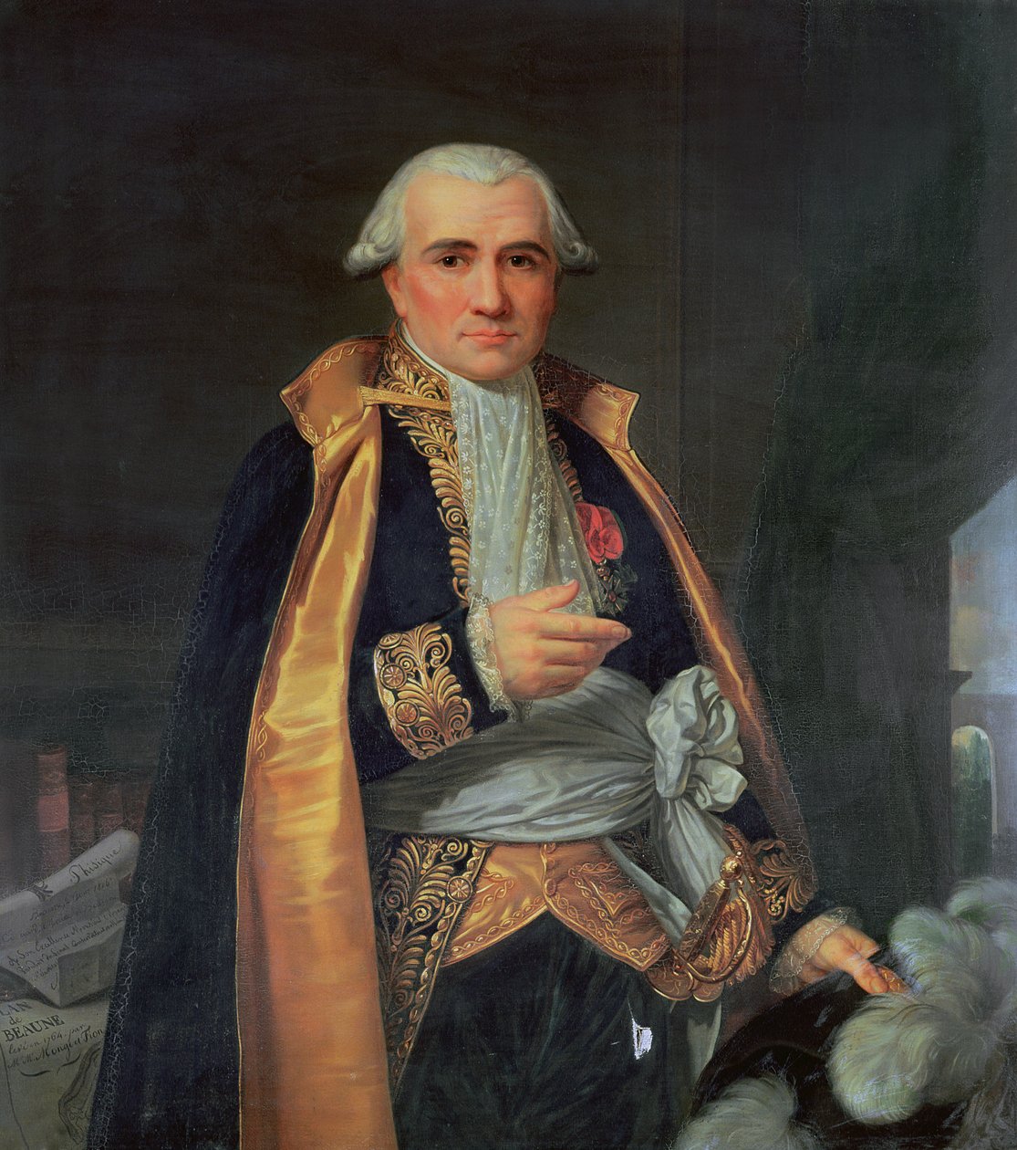 Portræt af Gaspard Monge (1746-1818) greve af Peluse, ca. 1841 af Jean Claude Naigeon