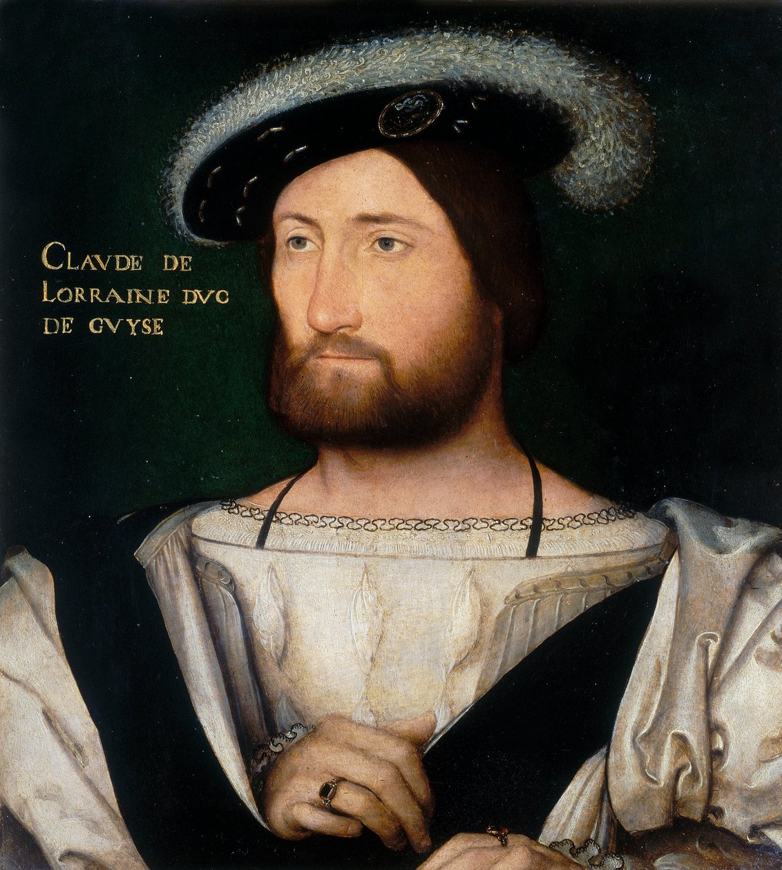 Portræt af Claude de Lorraine, hertug af Guise af Jean Clouet