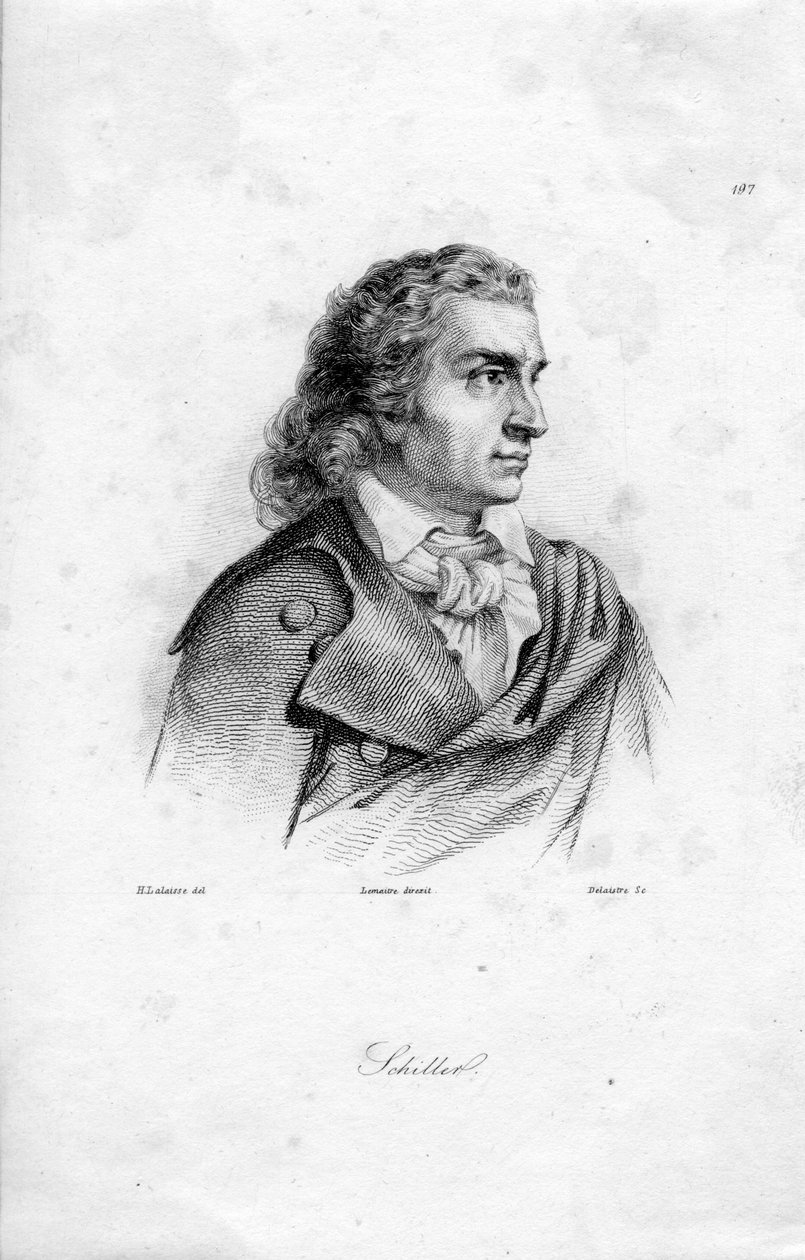 graveret portræt af Jean Désiré Delaistre d Lalaisse