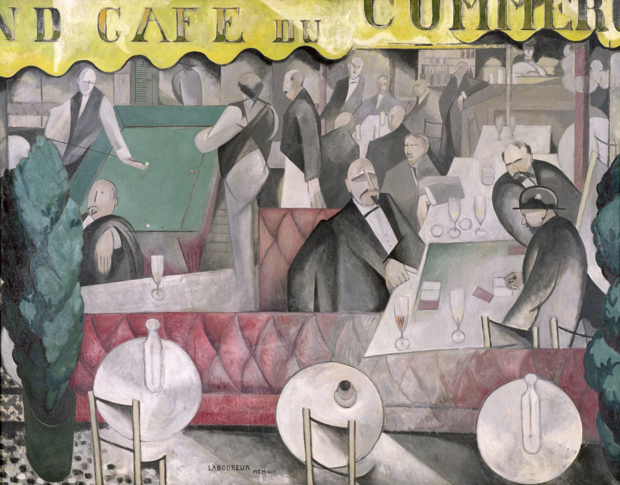 Cafe du Commerce af Jean Emile Laboureur
