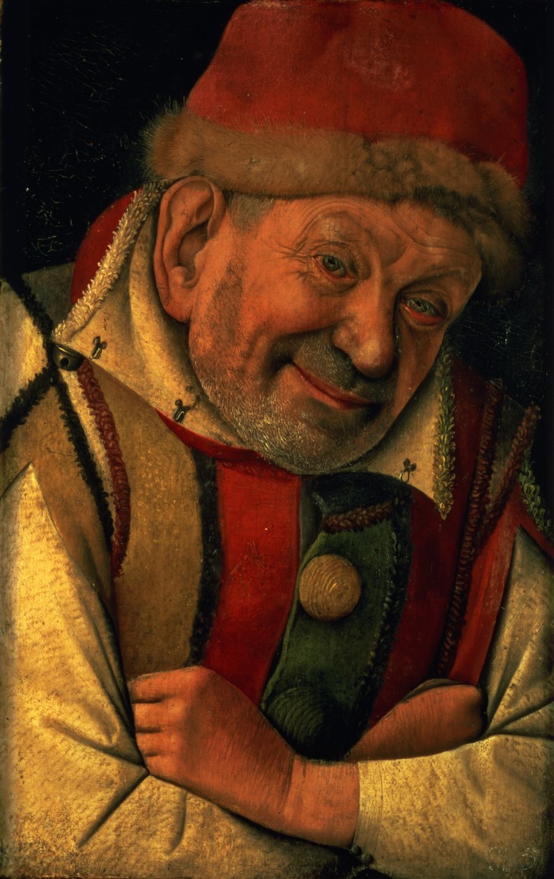 Gonella, Ferrara hofnarren, ca. 1445 (panel) af Jean Fouquet