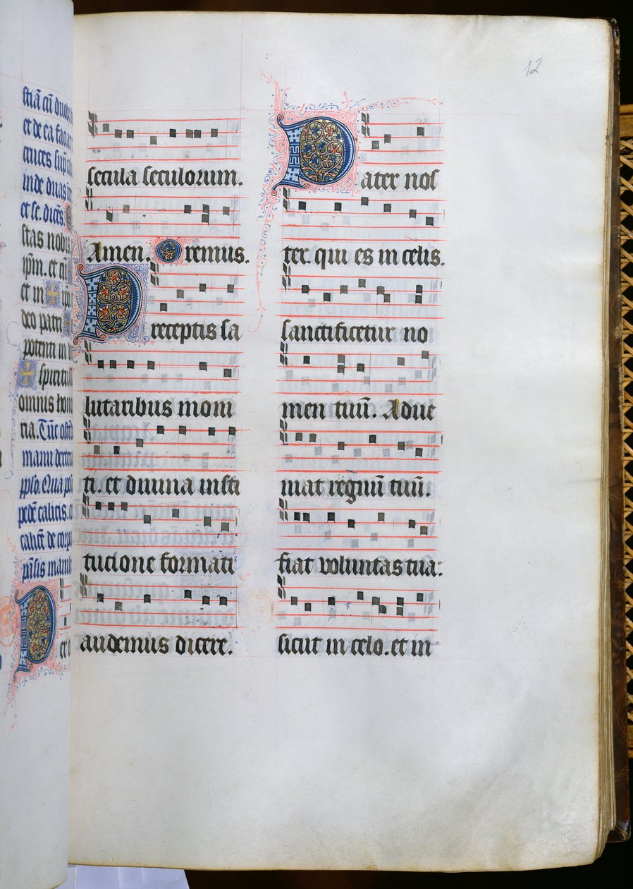 Ms 412 Side fra Missal de Paris, ca.1475 af Jean Fouquet