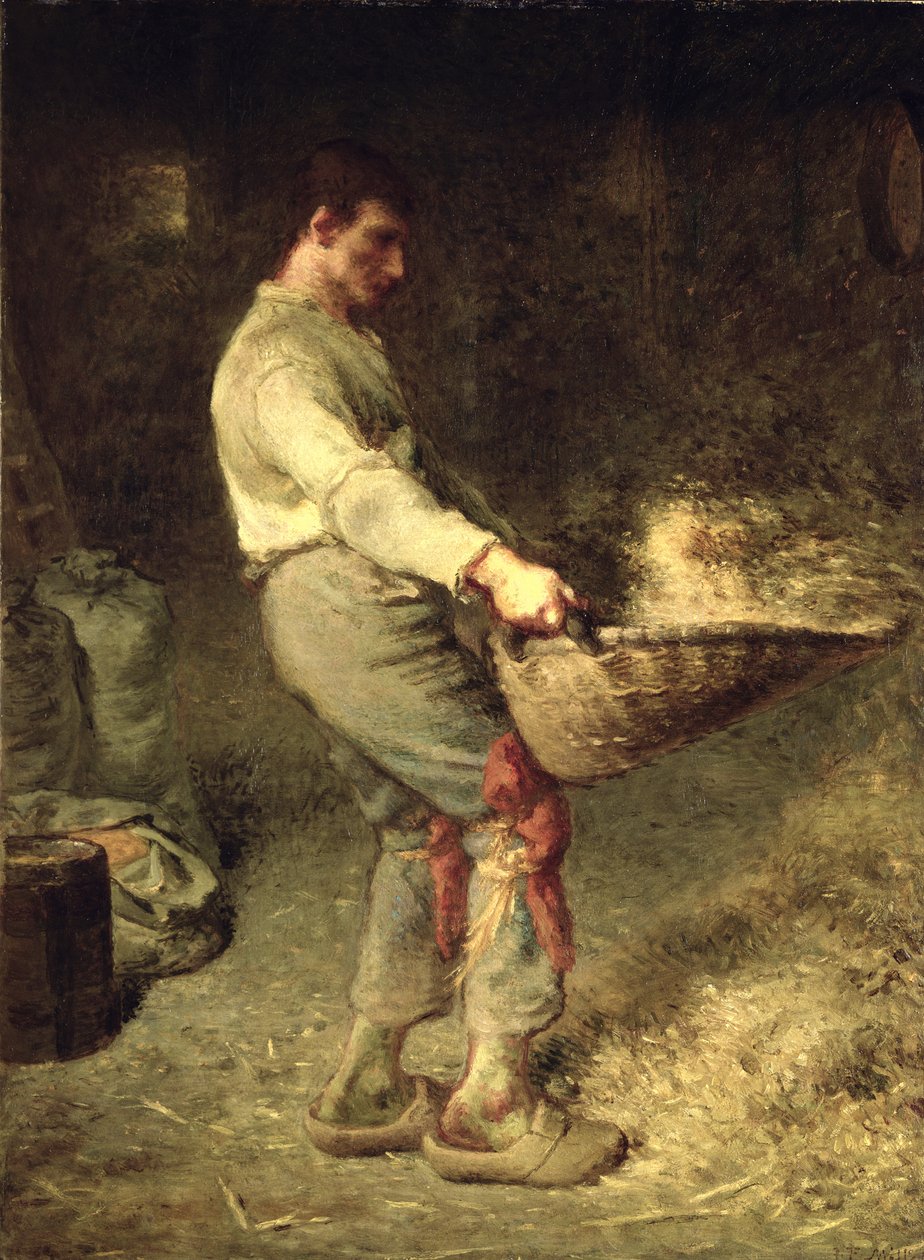 En vinder, 1866-68 af Jean Francois Millet