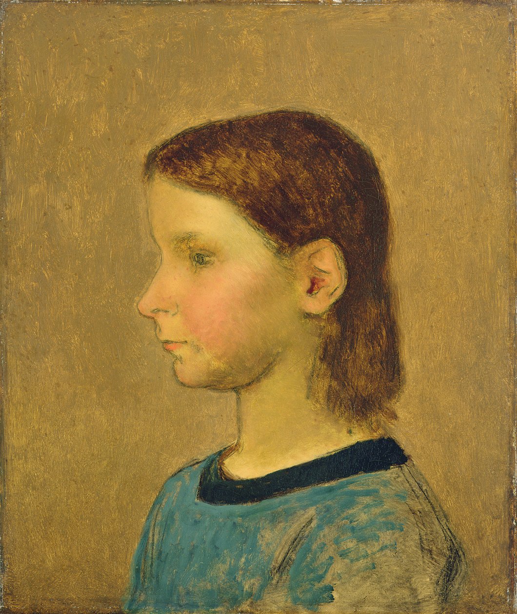 Louise Millet, c.1863 af Jean Francois Millet