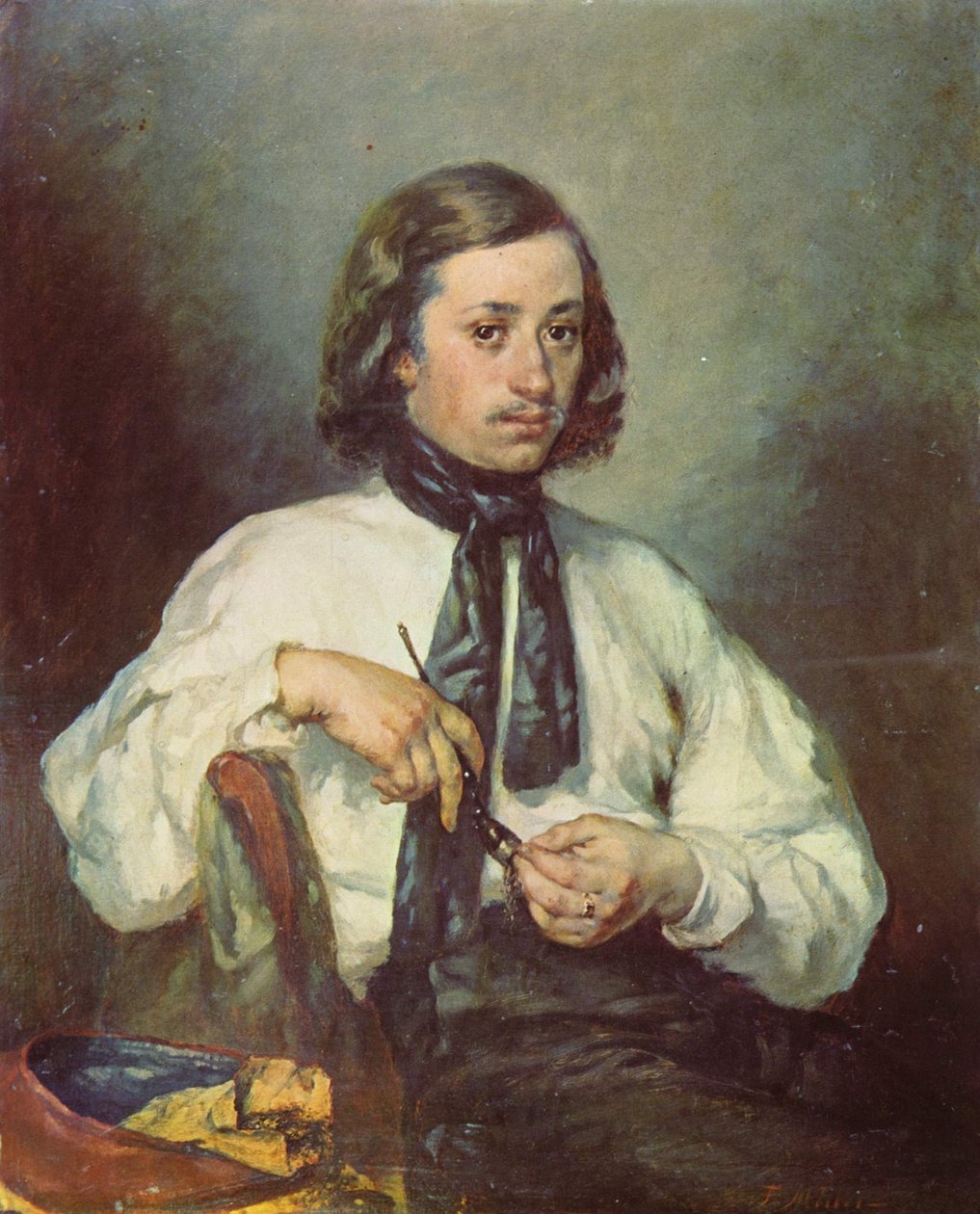 Portræt af Armand Ono af Jean Francois Millet