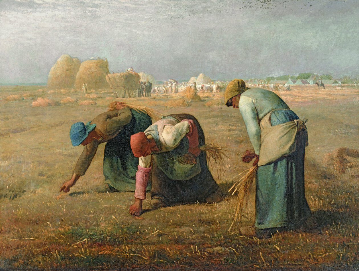 The Gleaners, 1857 af Jean Francois Millet
