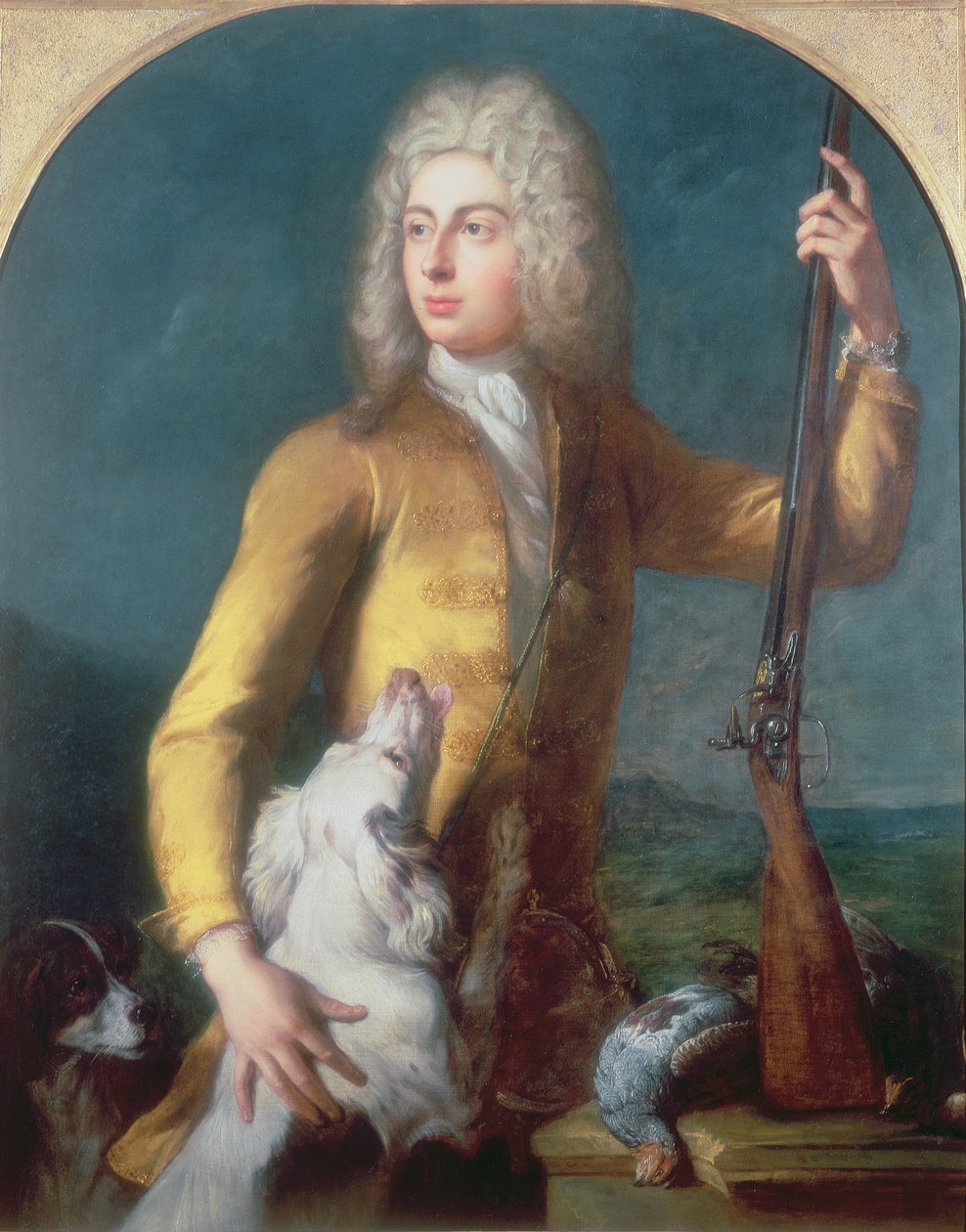 Et portræt af en mand af Jean François de Troy