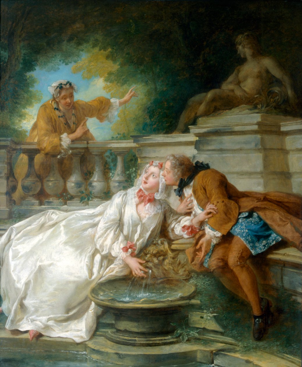 Alarmen eller La Gouvernante Fidele, 1730 (litografi) af Jean François de Troy