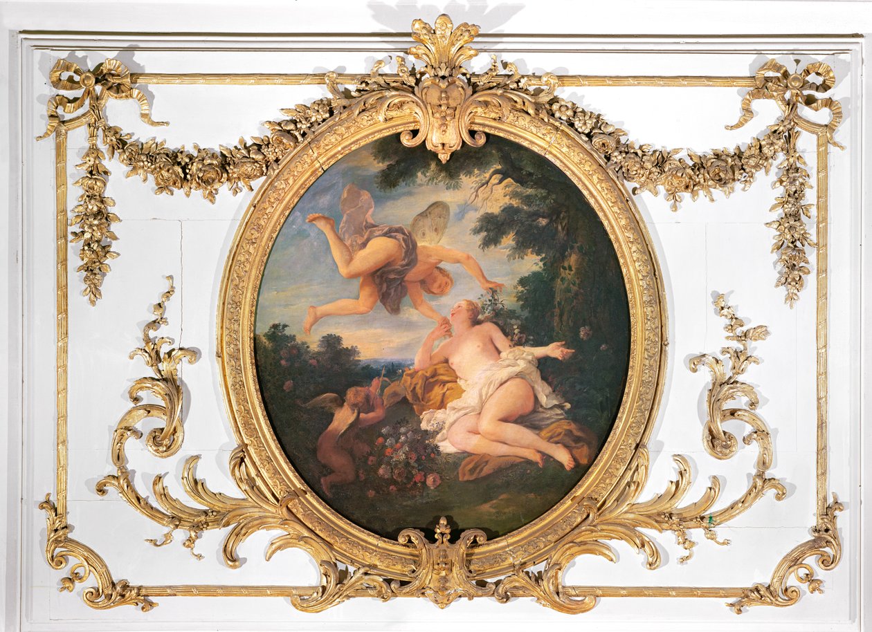 Zephyr og Flora, fra Salle de Conseil af Jean François de Troy