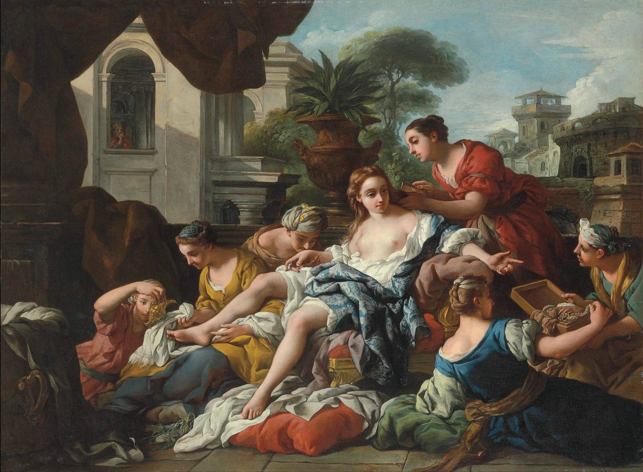 Bathsheba ved hendes bad af Jean François de Troy