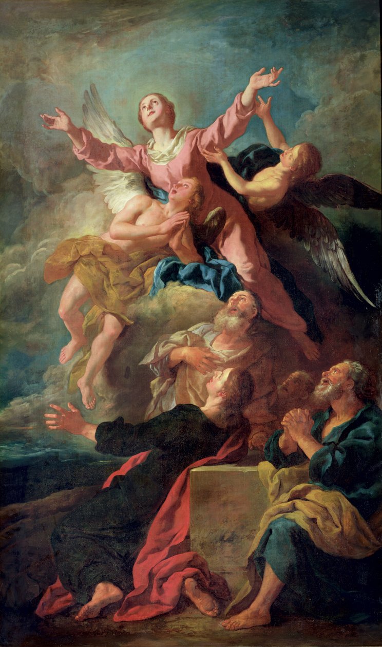 Jomfruens antagelse af Jean François de Troy