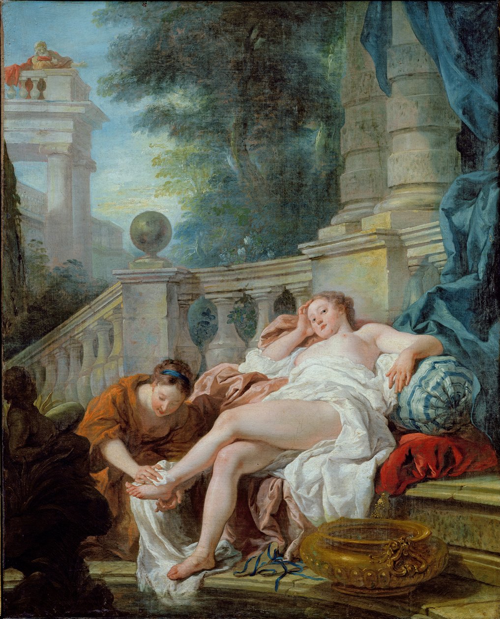 The Bath of Betsheba, 1727 af Jean François de Troy