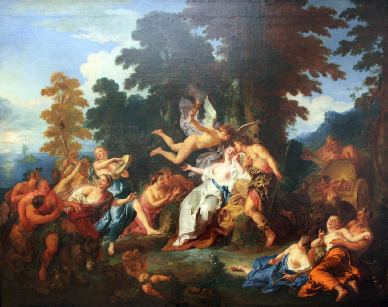 Bacchus og Ariadne af Jean François de Troy