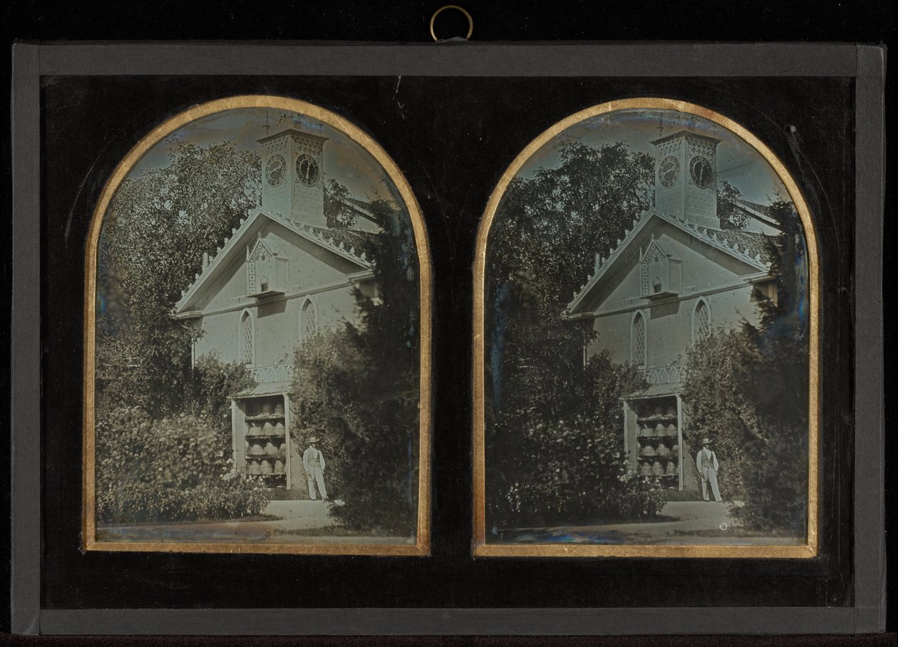(Clock Tower House med bigård) af Jean Gabriel Eynard