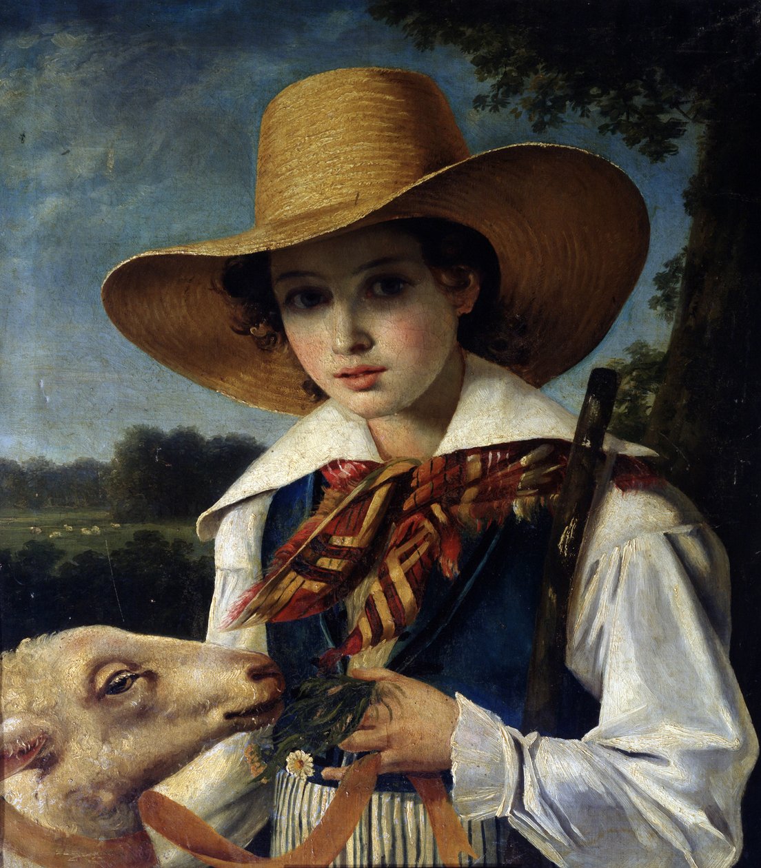 Portræt af unge Marius Peptipa, ca. 1837 af Jean Godechart