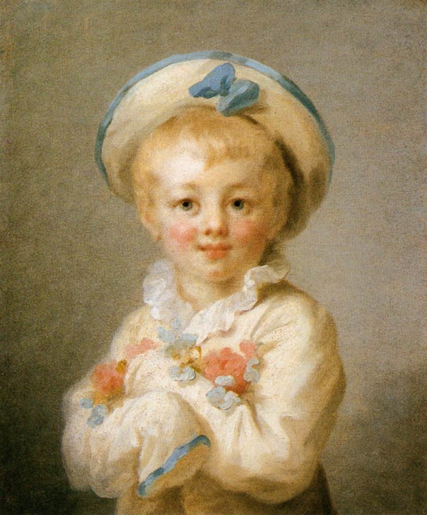 En dreng som Pierrot af Jean Honore Fragonard