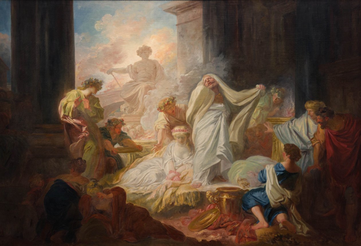 Corésus og Callirrhoé af Jean Honore Fragonard