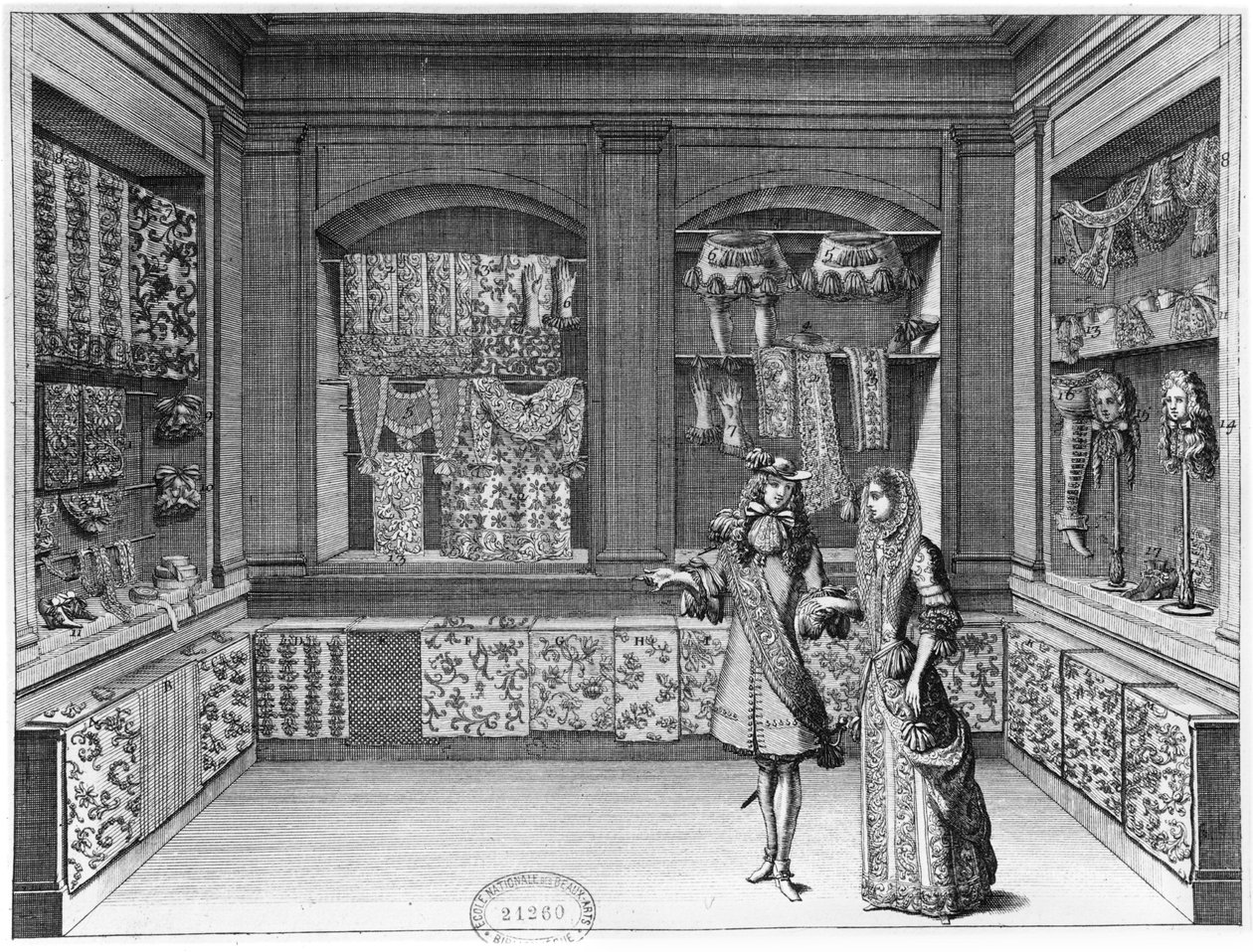 The Shop of Galanteries, illustration fra 
