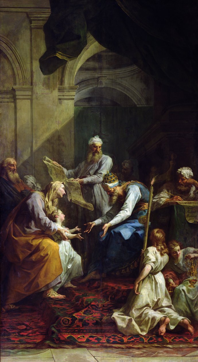 Præsentation af jomfruen i templet, 1735 af Jean Bernard Restout