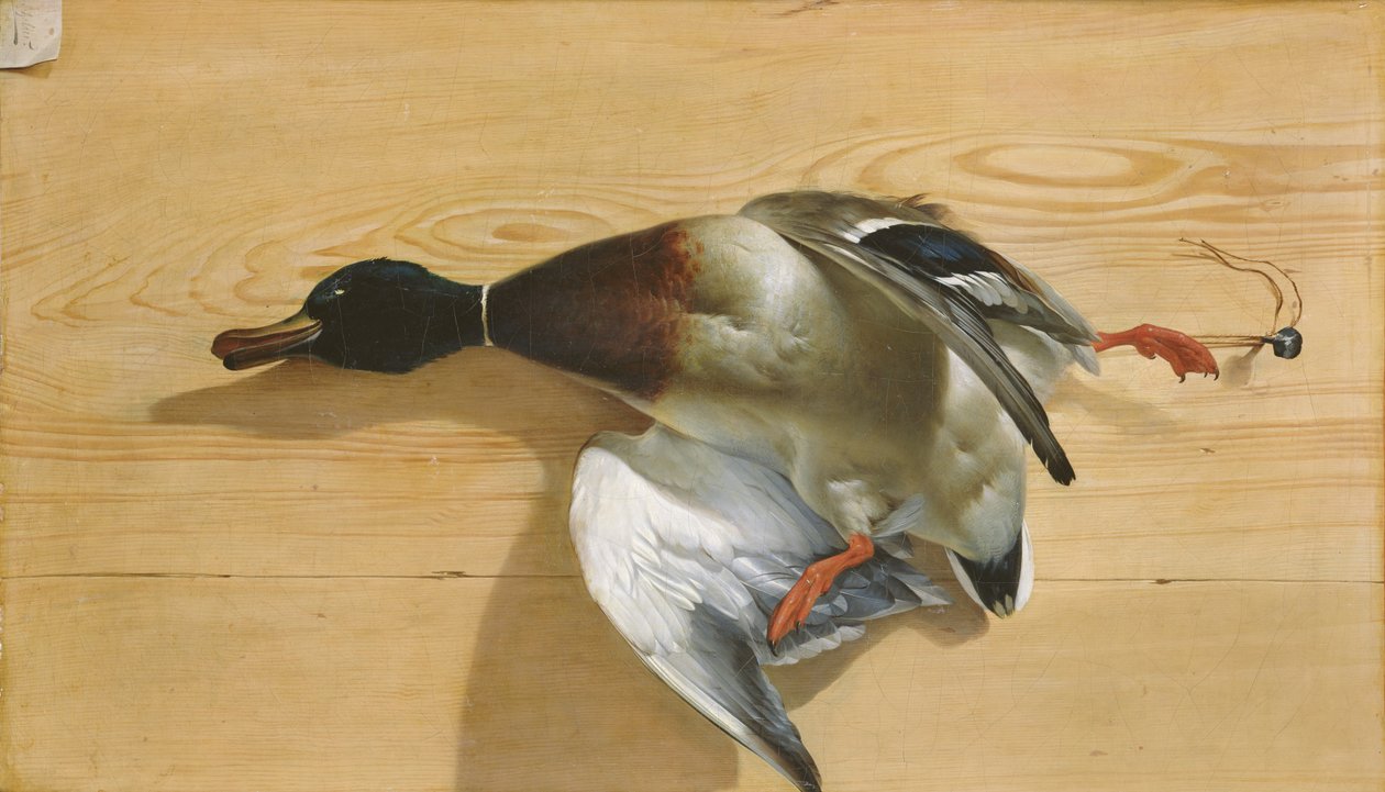 En and på et fyrrebræt, 1753 af Jean Jacques Bachelier