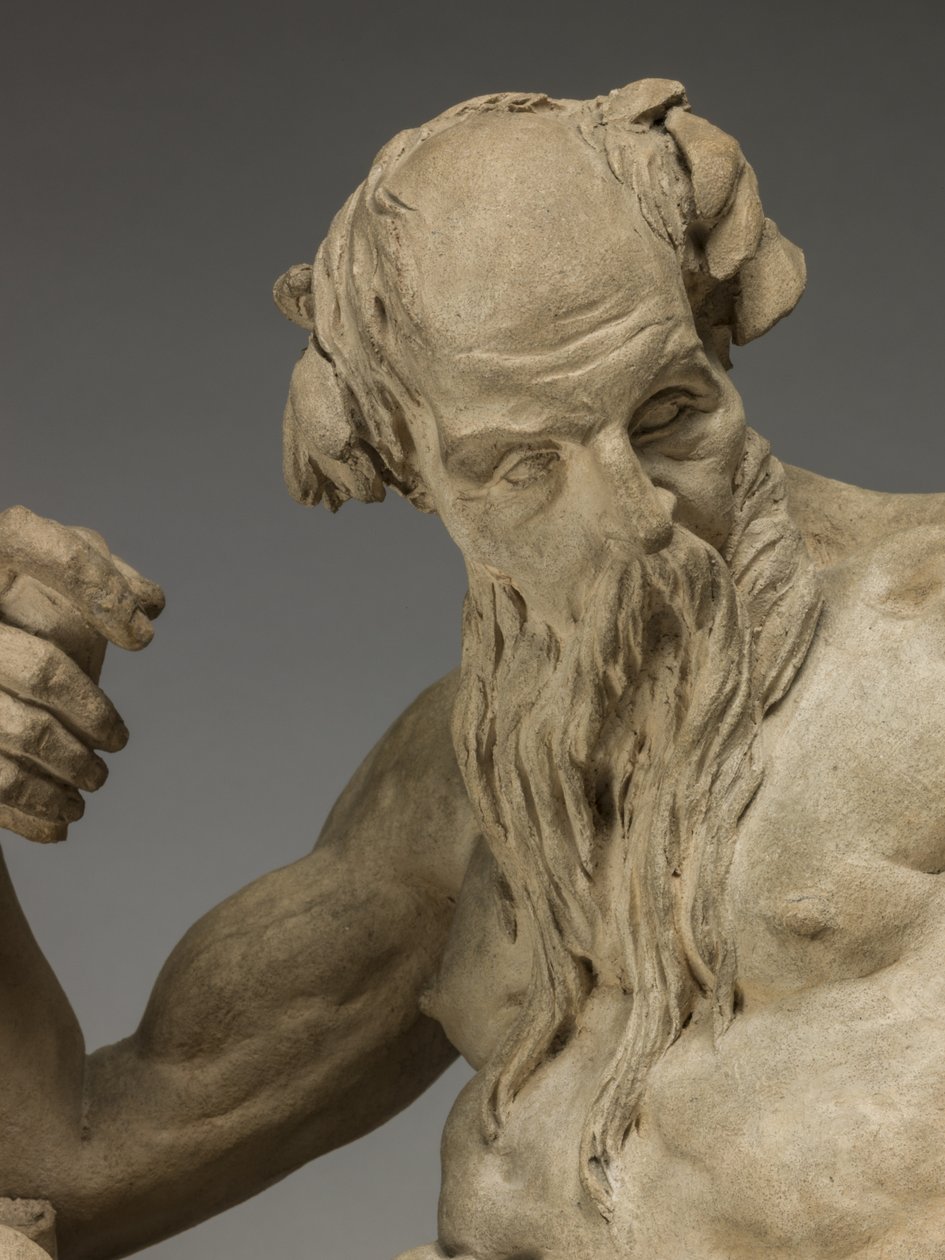 Flodgud, 1755 (terracotta) af Jean Jacques Caffieri