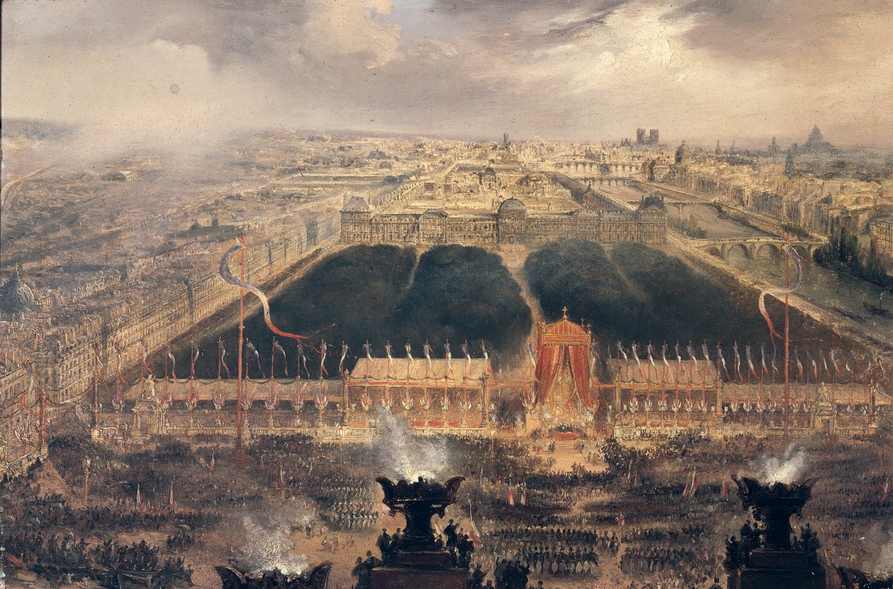 Proklamation af den anden republik, 1848 af Jean Jacques Champin