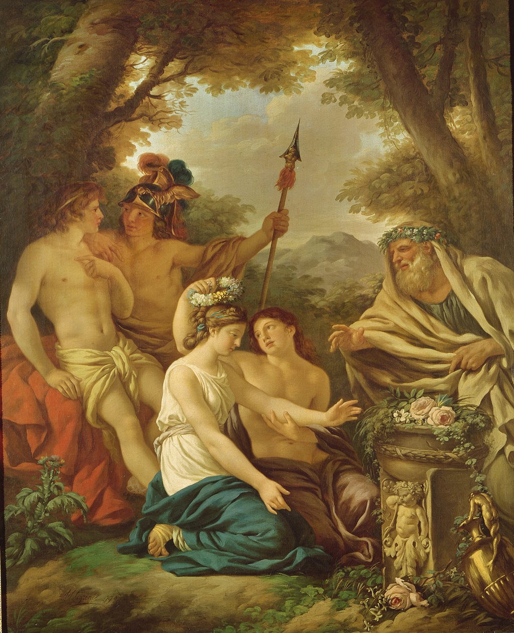 Et ældgammelt ægteskab af Jean Jacques II Lagrenee