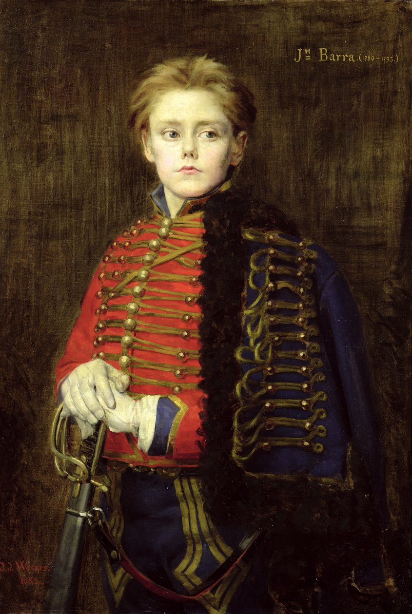 Joseph Bara (1779-93) som ung mand af Jean Joseph Weerts