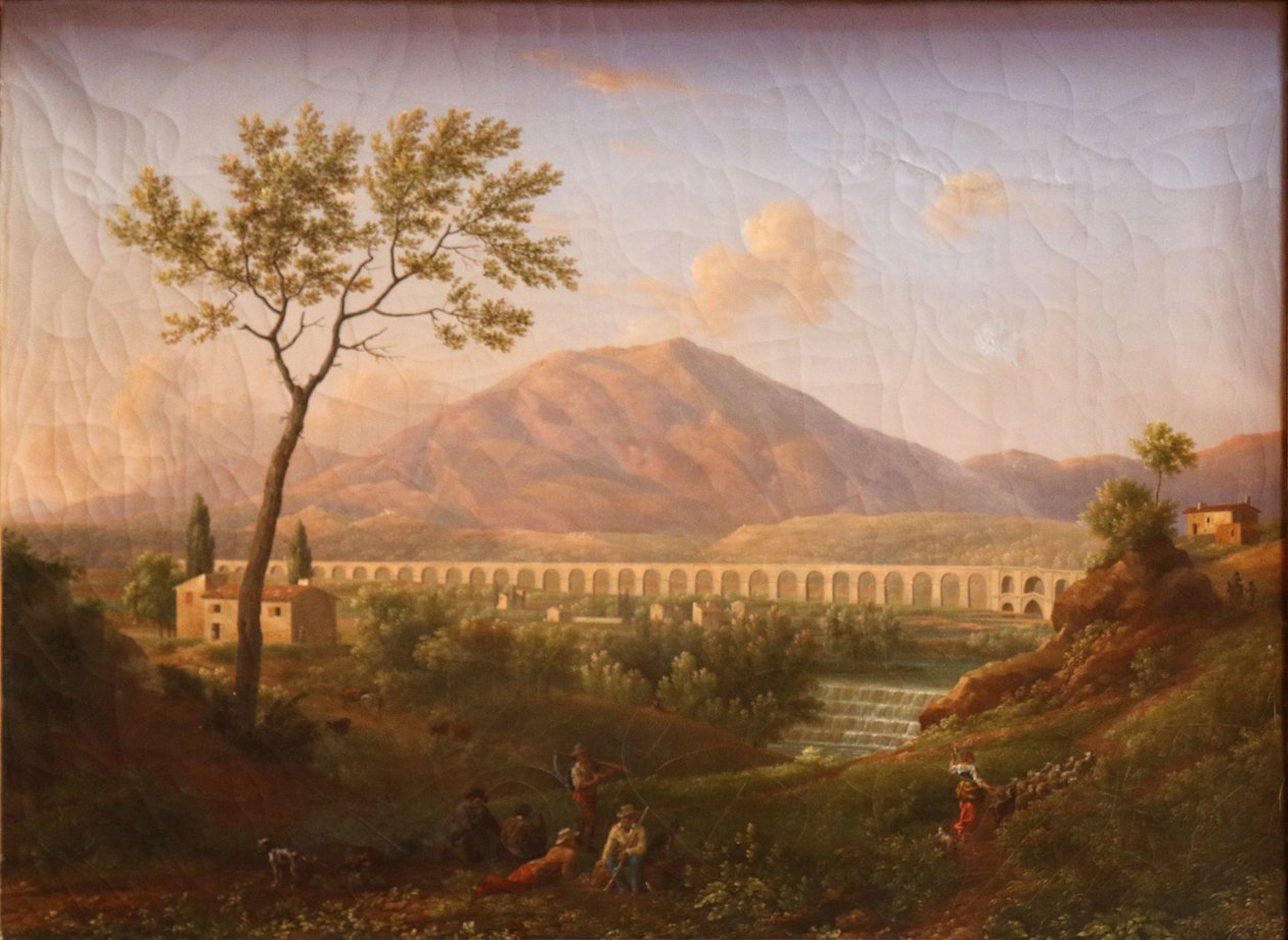 Carpentras -akvædukten af Jean Joseph Xavier Bidauld