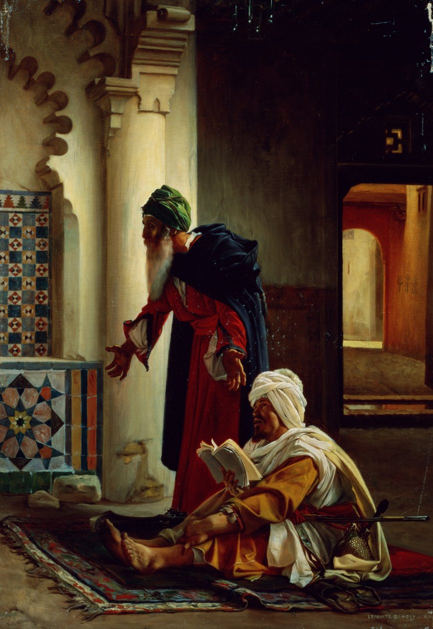 Arabere ved bøn af Jean Jules Antoine Lecomte du Nouy