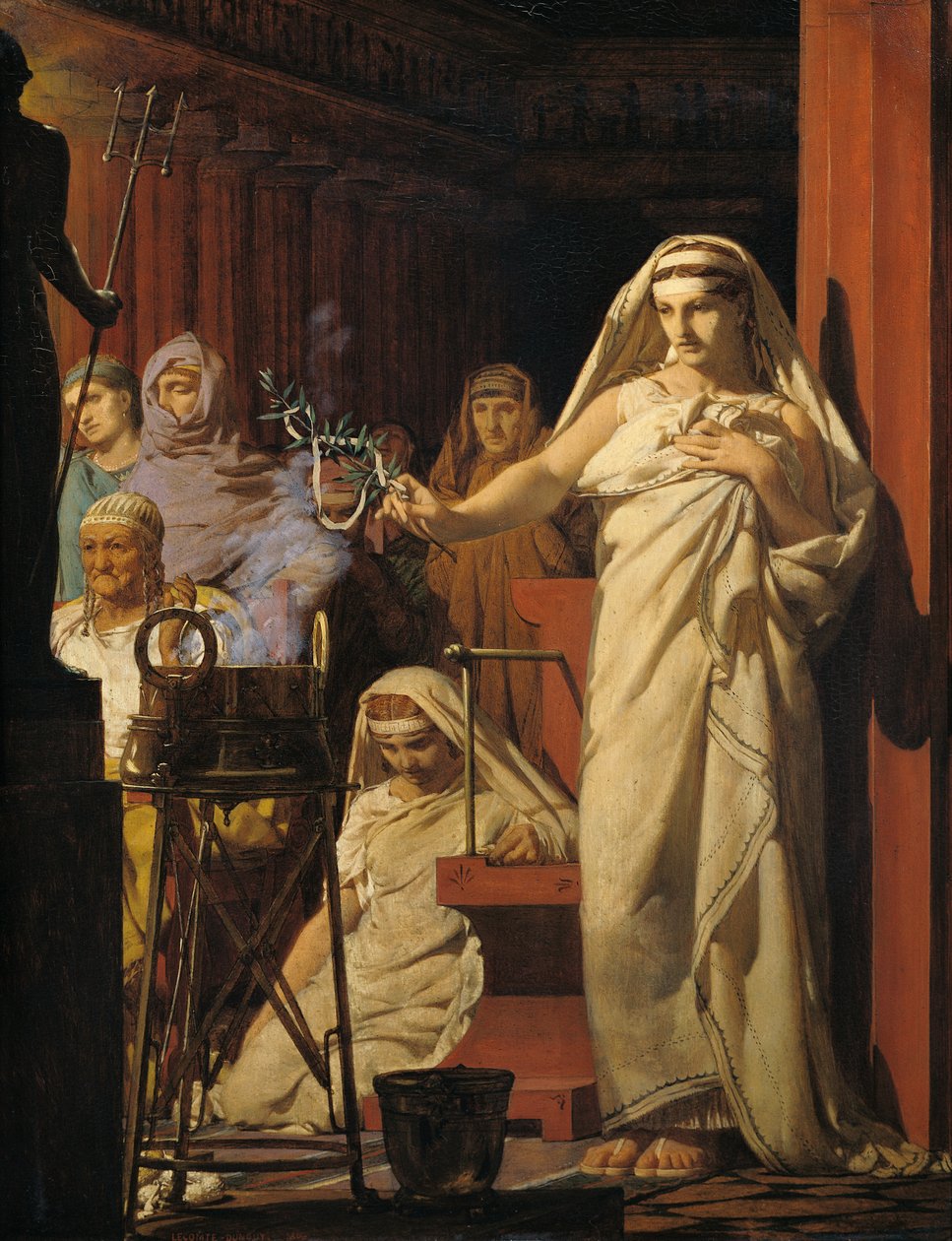 Påkaldelse af Neptun, 1866 af Jean Jules Antoine Lecomte du Nouy