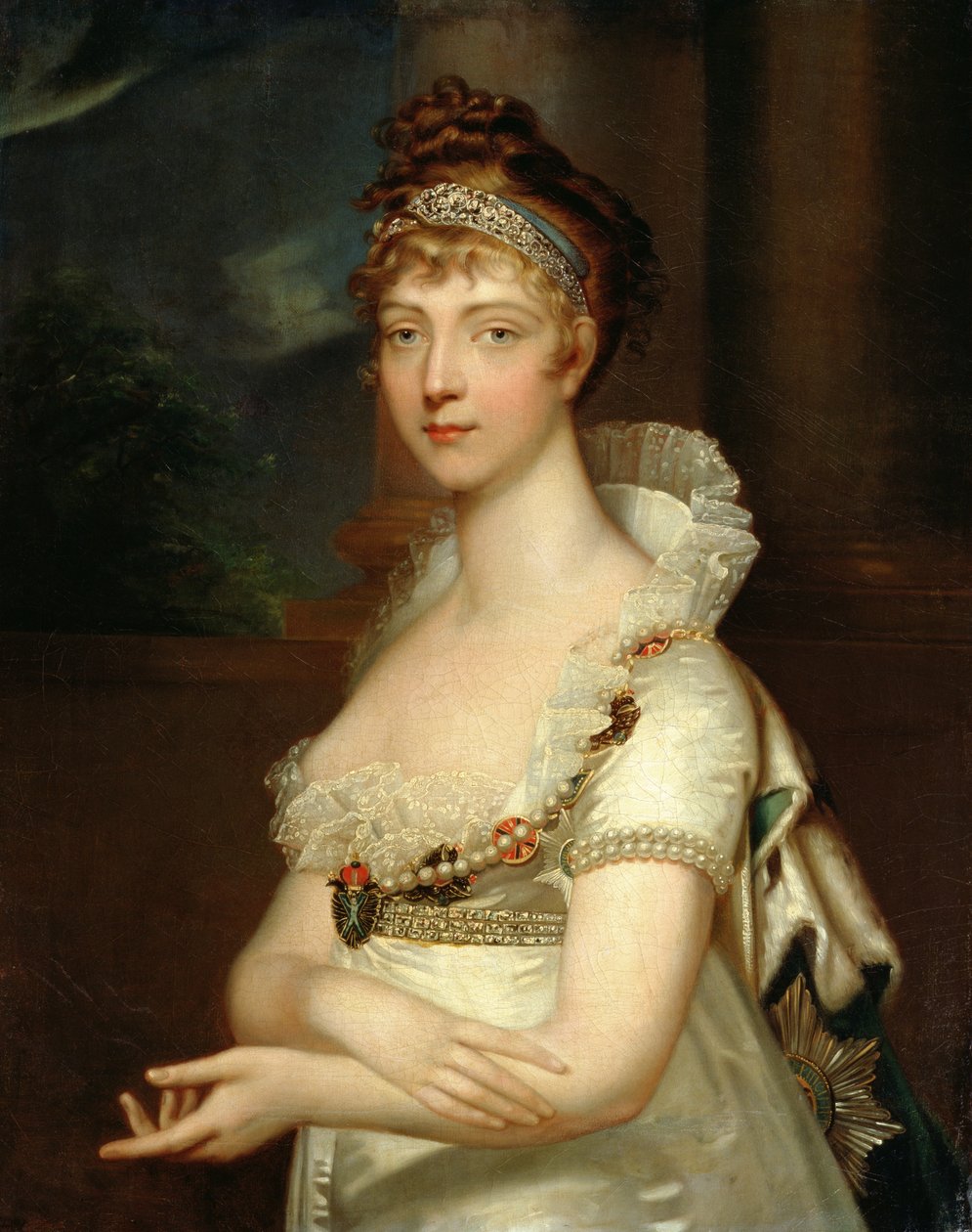 Kejserinde Elizabeth Alexejevna (1779-1826) af Jean Laurent Mosnier