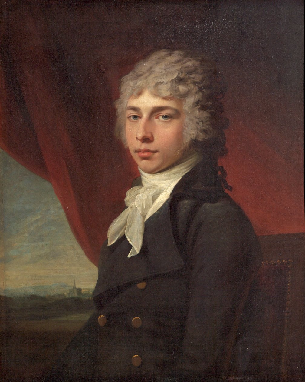 Portræt af en ung mand, ca. 1795 af Jean Laurent Mosnier