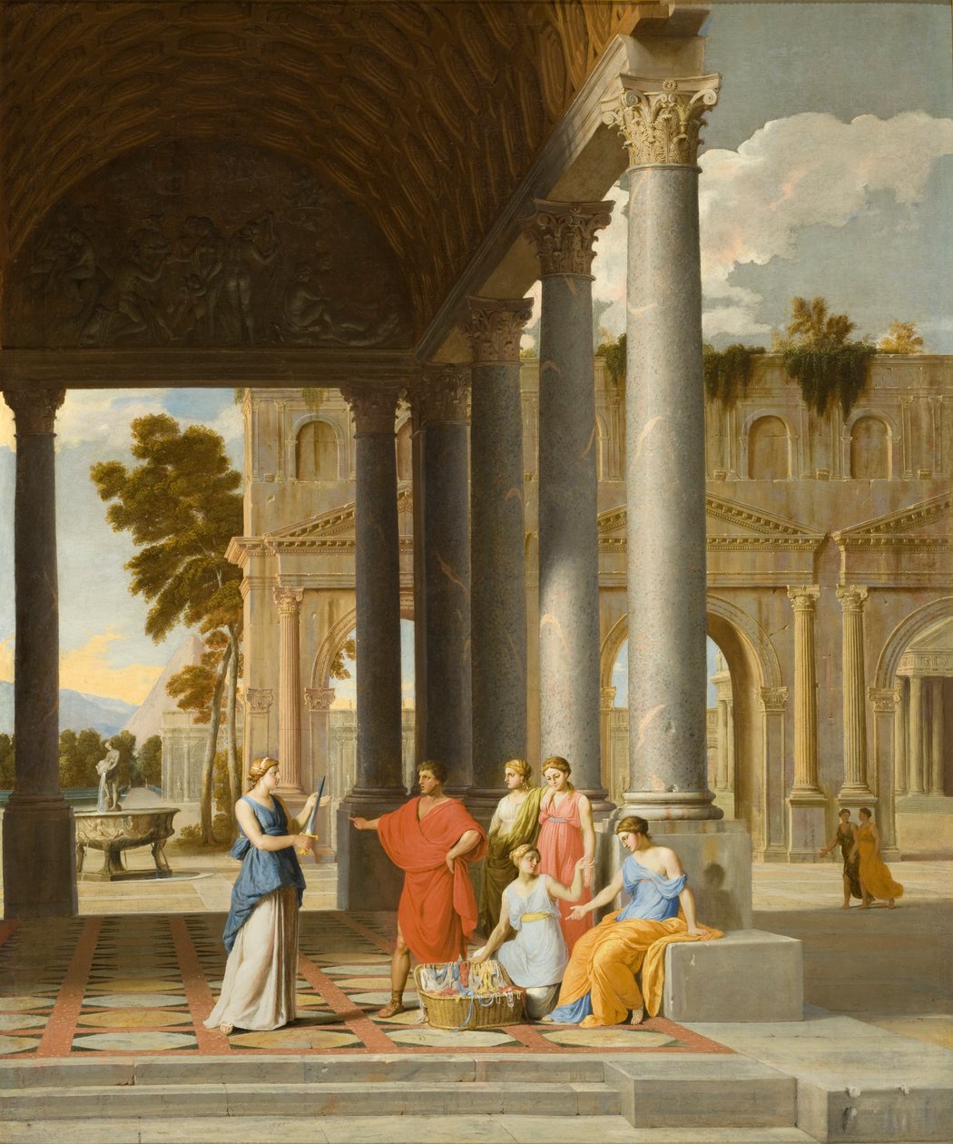 Achilles opdagede blandt Lycomedes døtre af Jean Lemaire