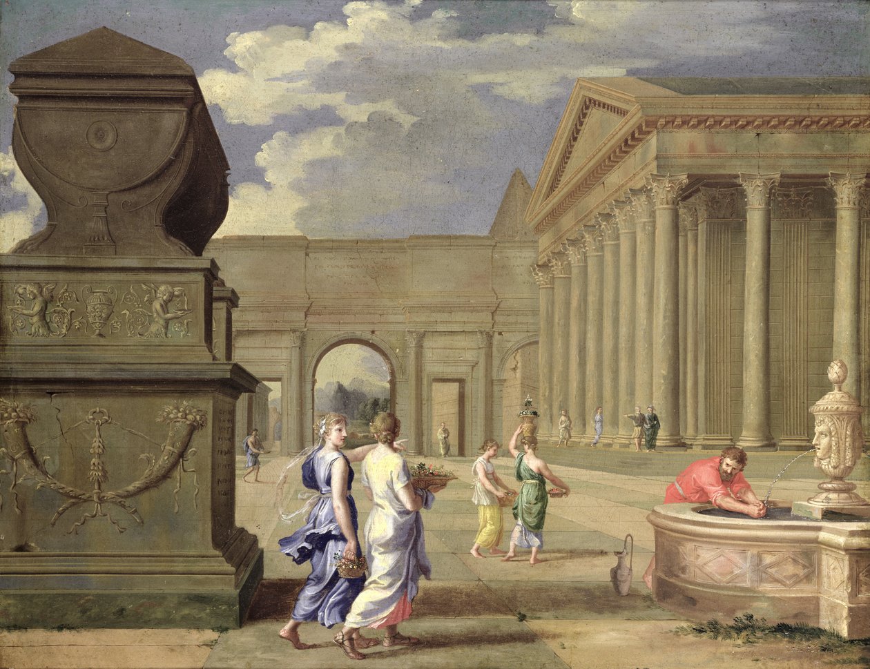 Klassisk Landskab af Jean Lemaire