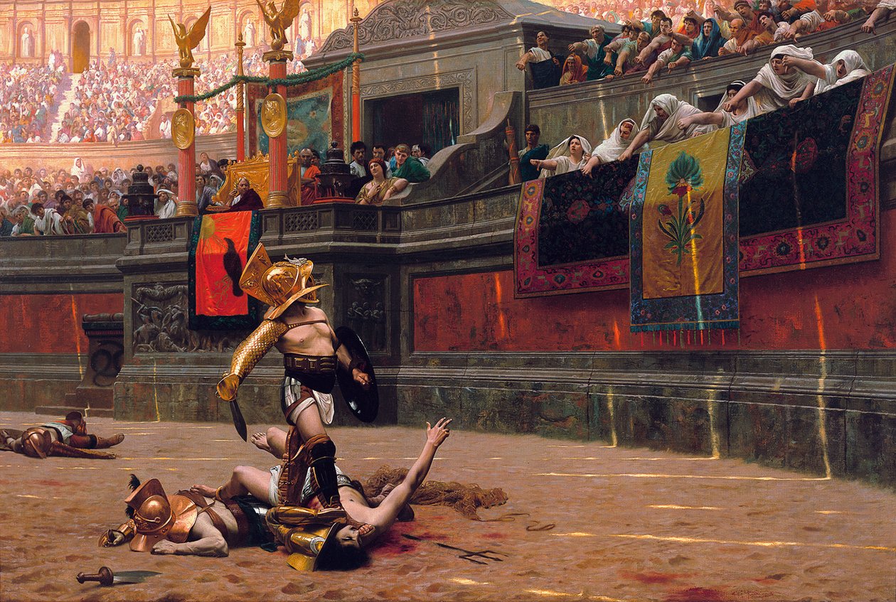 Tommelfinger mod af Jean Leon Gerome