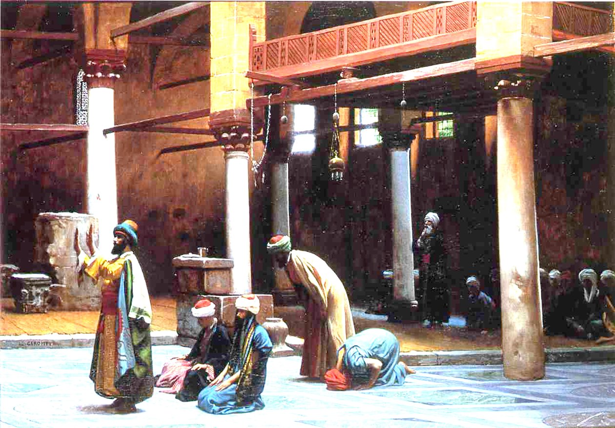 Bøn i en moske, 1892 af Jean Leon Gerome