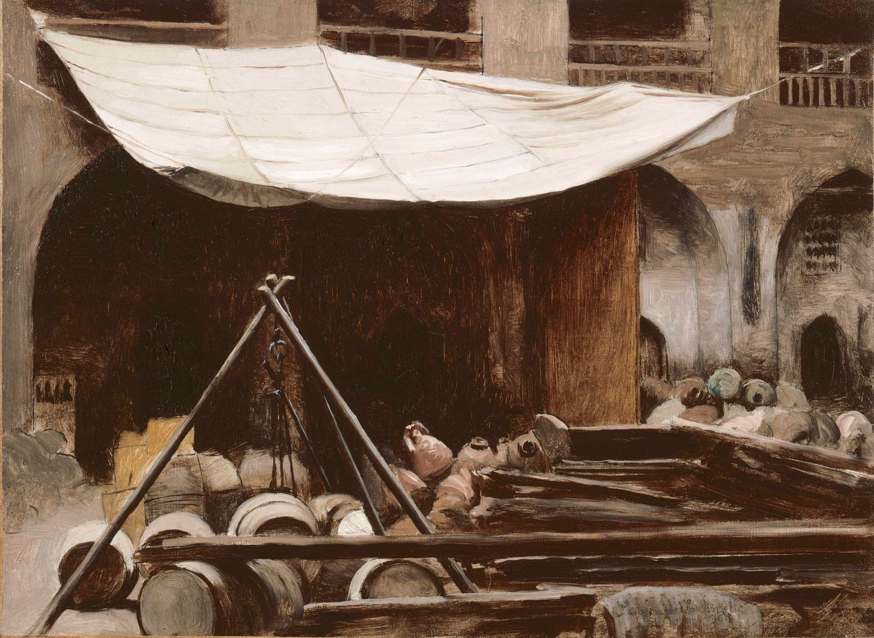 Soukerne i hjertet af Kairo, 1861-62 af Jean Leon Gerome