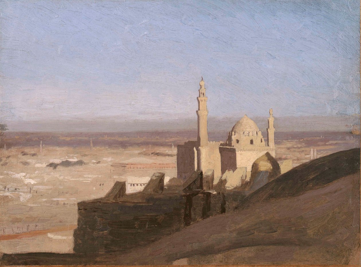 Udsigt over Kairo, ca. 1861-62 af Jean Leon Gerome