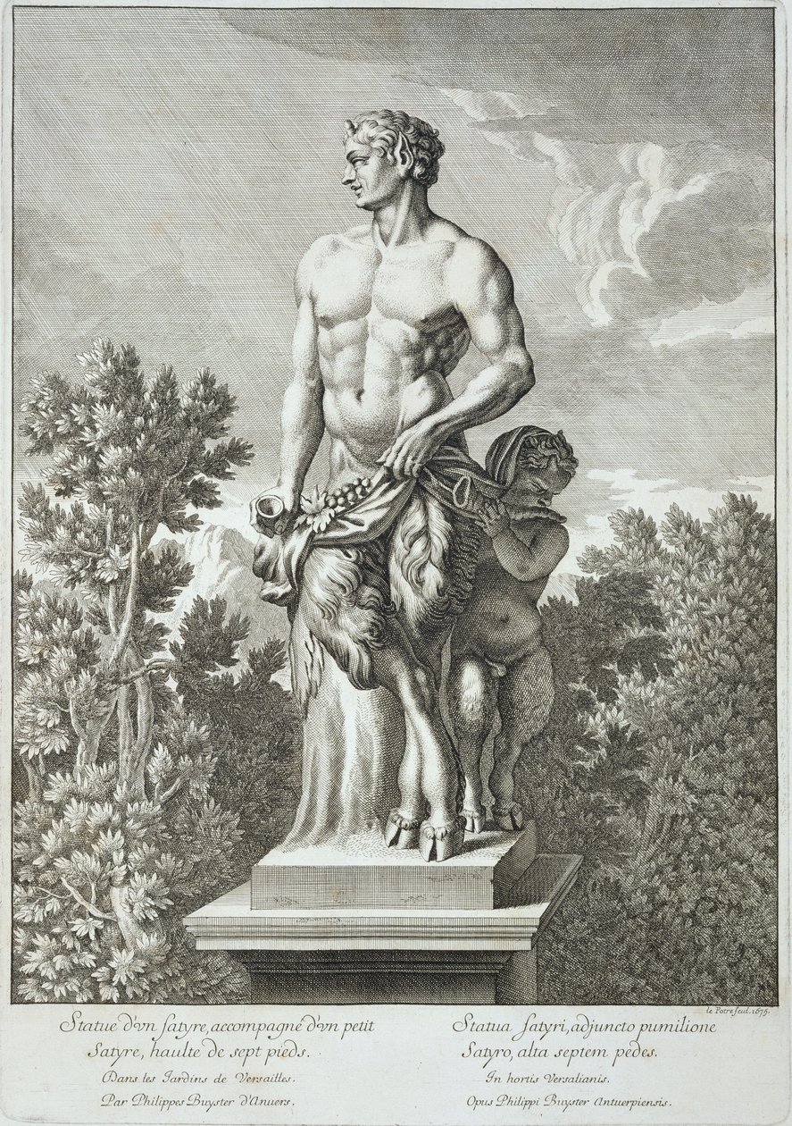 Statue af en Satyr i Versailles, 1675, fra 