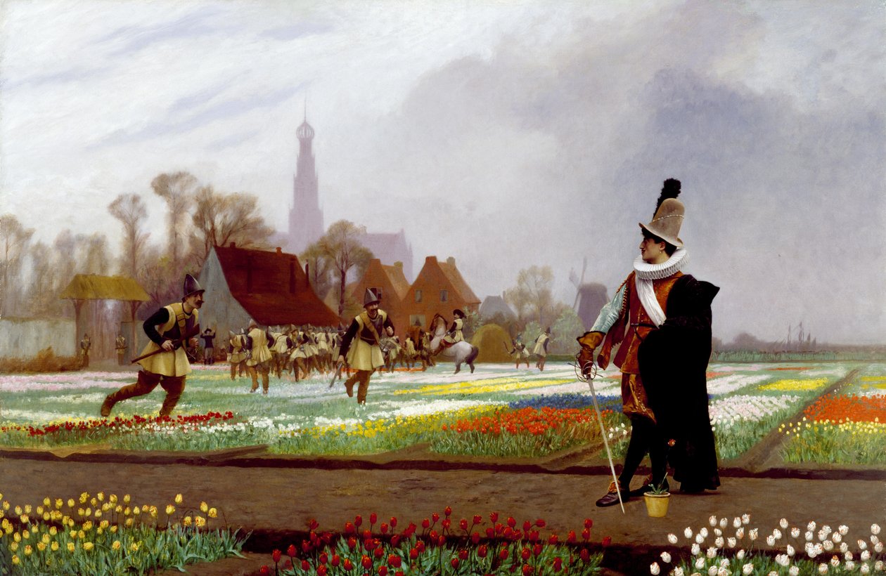 Tulipan dårskab af Jean Leon Gerome
