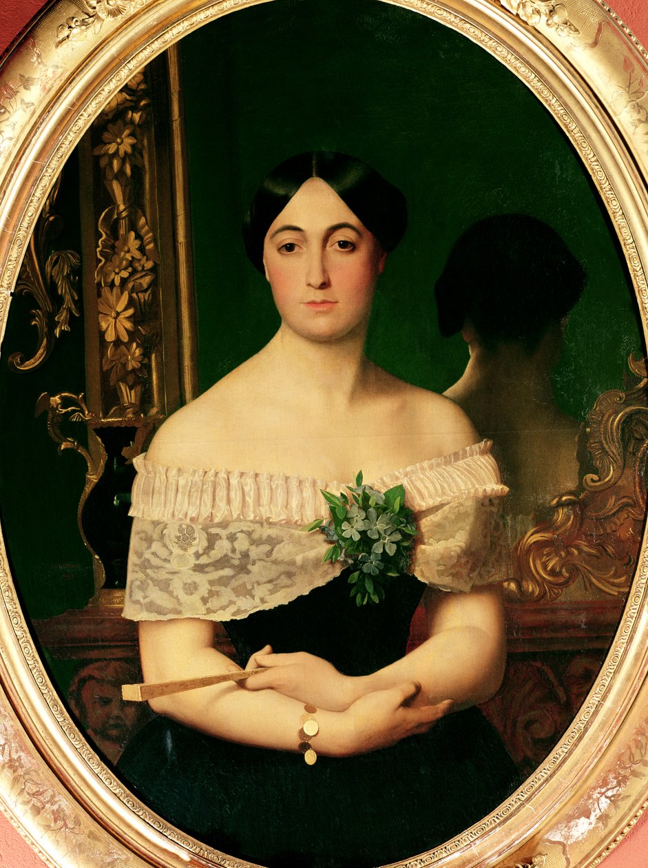 Portræt af Marianne Elisa Birch af Jean Leon Gerome