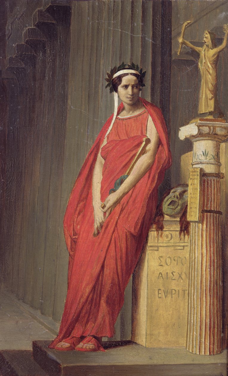 Rachel (1821-58) af Jean Leon Gerome