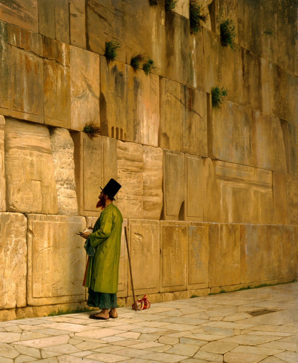Grædemuren af Jean Leon Gerome
