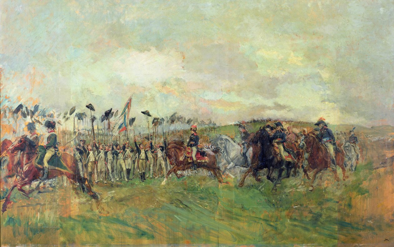 Slaget ved Castigliones morgen, 5. august 1796 af Jean Louis Ernest Meissonier