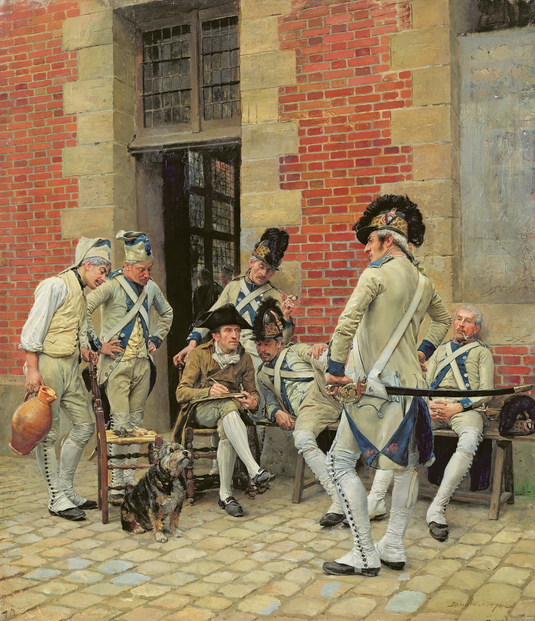 Sergentens portræt, 1874 af Jean Louis Ernest Meissonier