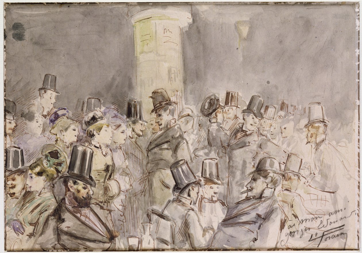 En parisisk boulevard, 1880 af Jean Louis Forain
